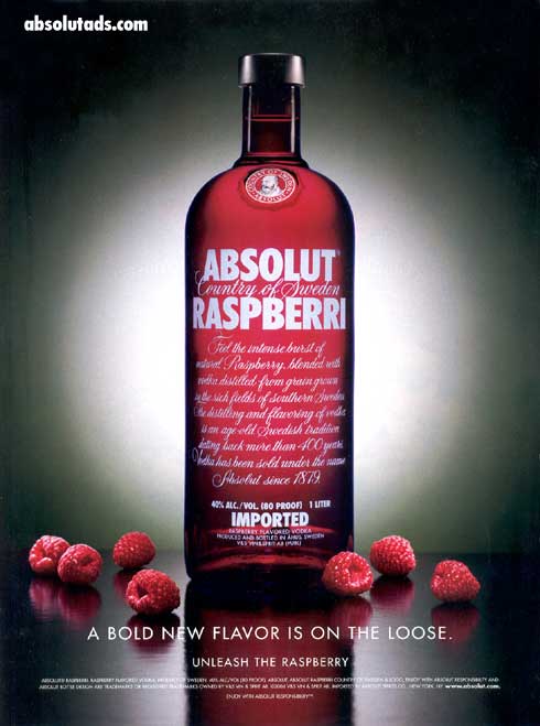 Absolut Unleash The Raspberri