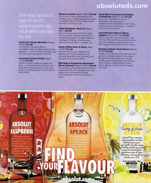 Absolut Find Your Flavour