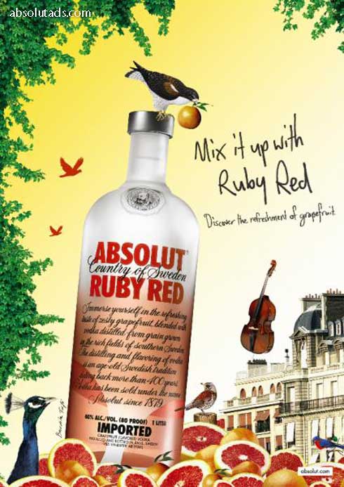 Absolut Mix It Up with Ruby Red