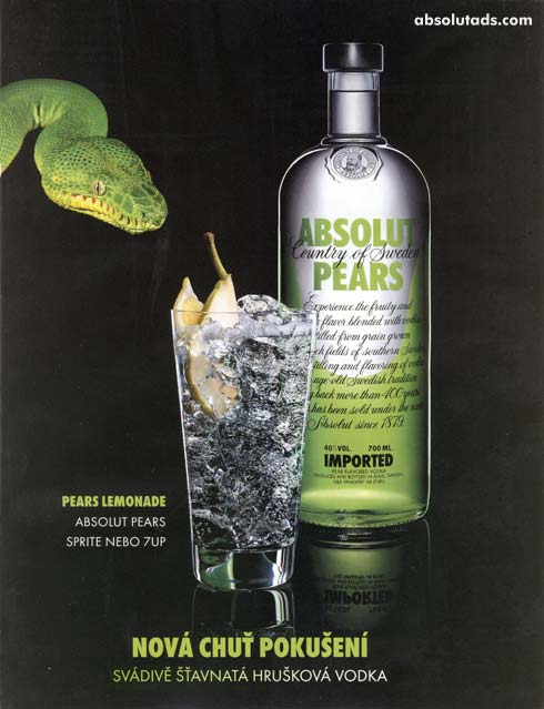 Absolut Pears - Czech Republic